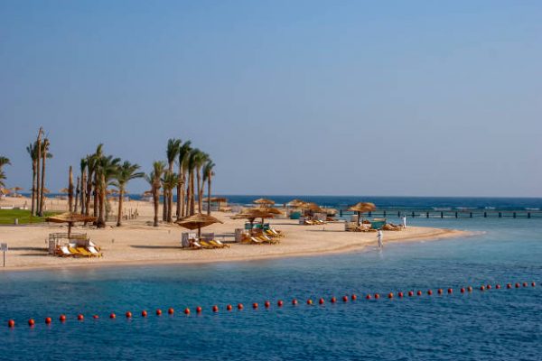 The Red Sea holiday resort of Port Ghalib in Egypt